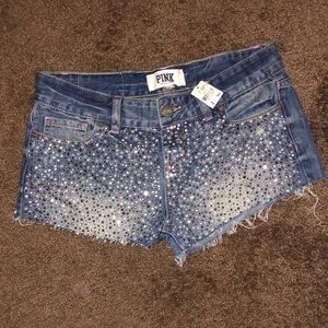 Bling ripped shorts from Pink